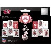 MasterPieces Officially Licensed NFL San Francisco 49ers 2-Pack Playing cards & Dice set for Adults. - image 4 of 4