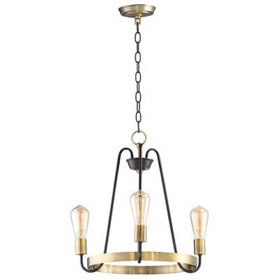 Maxim Lighting Haven 3 - Light Chandelier in  Oil Rubbed Bronze/Antique Brass
