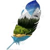 Junior's Design By Humans Wherever wind takes me By Sebasebi T-Shirt - 2 of 3