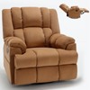 NicBex Swivel Recliner Chair Rocking Chair Reading Chair Armchair Comfy Chair in Fabric for Living Room, Bedroom - 2 of 4