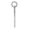 Black Bow Jewelry 14k White Gold, Varsity Collection, Large D/C Pendant, Number 7 - 2 of 4
