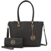 MKF Collection Vanessa Women's Fashion Tote & Wallet Set Handbag by Mia K - 2 of 4