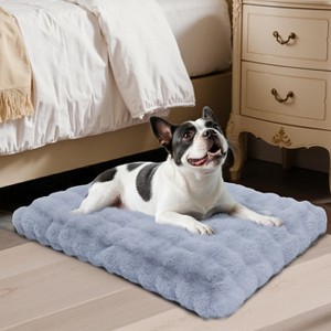 Artloge Plush Pet Bed Washable Dog Mat Crate Bed Anti-Slip Kennel Mattress Deluxe Sleeping Mat for Puppy & Large Dogs with Removable Cover - 1 of 4
