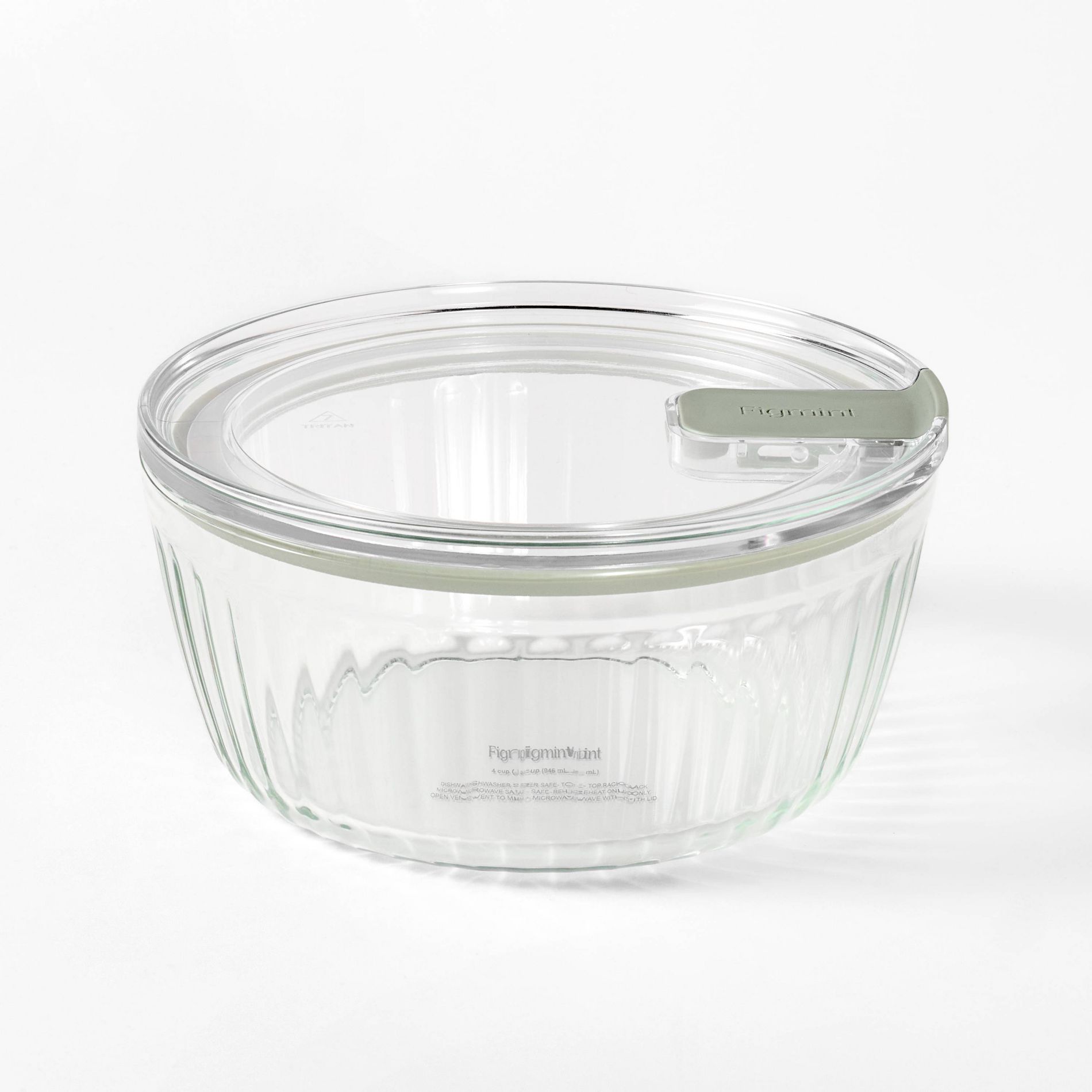 4c Round Glass Food Storage Container - Figmint™