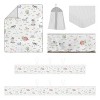 Sweet Jojo Designs Crib Bedding + BreathableBaby Breathable Mesh Liner Boy Girl Gender Neutral Farm Animals Grey Blue and Red - 6pcs - 2 of 4