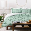 Deny Designs King Little Arrow Design Co mistletoe mint Duvet Cover and Pillow Sham Green - 2 of 4