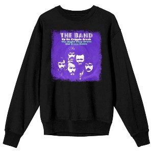 The Band Up On Cripple Creek Crew Neck Long Sleeve Black Adult Sweatshirt - 1 of 3
