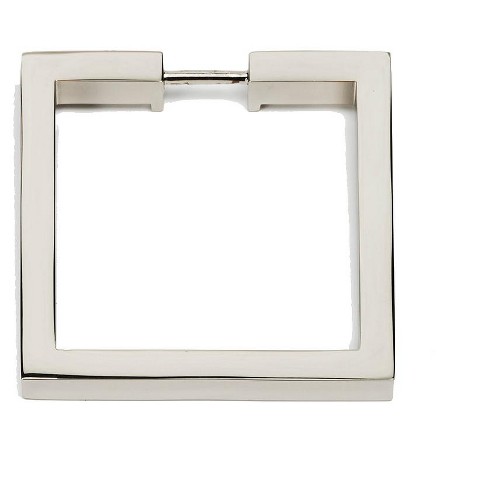 Alno A2670 2 2 Square Cabinet Ring Pull Polished Nickel Target