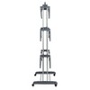 Household Essentials 4 Tier Stainless Steel Laundry Drying Rack with Two Side Wings, Grey - 3 of 4