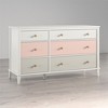 Little Seeds Monarch Hill Poppy 6 Drawer Dresser With 2 Sets Of Knobs ...