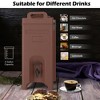 Costway 1/2/3/4 PCS Insulated Beverage Server/Dispenser 5 Gallon Hot & Cold Drinks with Handles Coffee - 4 of 4