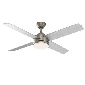 Warmiplanet 52" Ceiling Fan with Lights Remote Control, Sand Nickel,DC Motor,5 Blades - 1 of 4