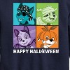 Boys' - Paw Patrol - Happy Halloween Character Grid Graphic Long Sleeve Fleece Sweatshirt - 2 of 4