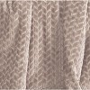 Kate Aurora Ultra Soft & Plush Herringbone Fleece Backing  Sofa Accent Throw Blanket - 50 in. W x 60 in. L - 4 of 4