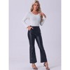 Allegra K Women's Off the Shoulder Long Sleeve Pullover Casual Shirts - 3 of 4