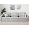 Belffin 3-Seater Chenille Cloud Sectional - Modular Sofa with Storage Ottoman & Extra Deep Seating - 4 of 4