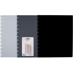 Talia Plastic Discbound Discs and Covers. (Set 10 (3pk w/Silver Discs), Letter Set) - 1 of 4