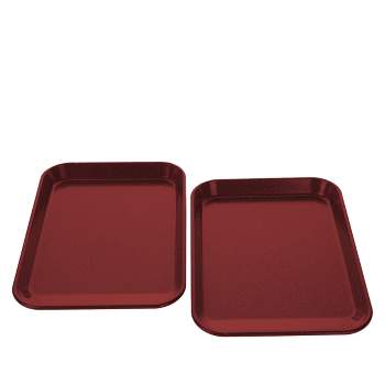 Curtis Stone Dura-Bake Set of 3 Mini-Loaf Pans Model 689-189 (Renewed), Red