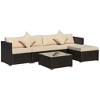Resenkos 6 Pieces Patio Furniture Set, PE Rattan, - 2 of 4