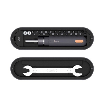 Topteng Ratchet Screwdriver Set with Telescoping Shaft, Magnetic Bit Storage, and 24 Precision Bits
