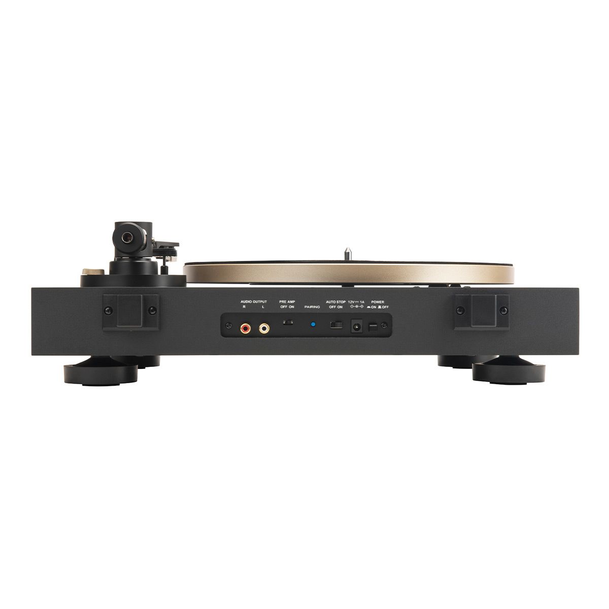 JBL Spinner BT Semi-Automatic Bluetooth Turntable with Authentics 500 Wireless Bluetooth Speaker (Black/Gold) - thumbnail 7