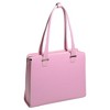 McKleinUSA VERONA Womens Laptop Briefcase Career Pink Top Grain Cowhide Leather Checkpoint Friendly Travel Bag : McKleinUSA - 3 of 3