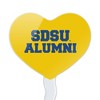 South Dakota State University Alumn Heart Love Cupcake Picks Toppers Decoration Set of 6 - 2 of 4