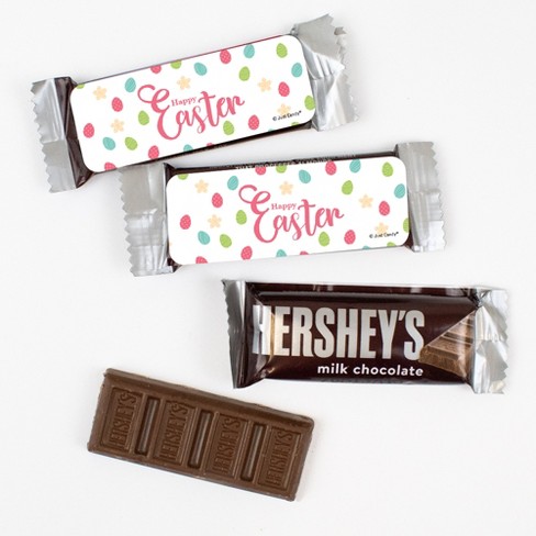 44 Pcs Bulk Easter Candy Hershey's Snack Size Chocolate Bar Party Favors (19.8 oz, Approx. 44 Pcs) - Colorful Eggs - image 1 of 2