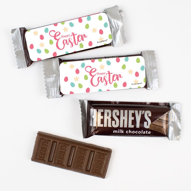 44 Pcs Bulk Easter Candy Hershey's Snack Size Chocolate Bar Party Favors (19.8 oz, Approx. 44 Pcs) - Colorful Eggs, 1 of 3