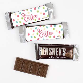 44 Pcs Bulk Easter Candy Hershey's Snack Size Chocolate Bar Party Favors (19.8 oz, Approx. 44 Pcs) - Colorful Eggs