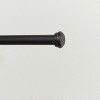 EXCLUSIVE HOME Topper 1" Curtain Rod and Coordinating Finial Set, Oil Rubbed Bronze, Adjustable 66"-120" - 3 of 3
