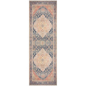 Nourison Vintage Washables Medallion Traditional Indoor Non-Slip Flatweave Rug - 1 of 4