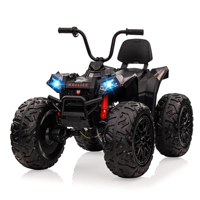 24V Ride on Car 4WD Quad Electric Vehicle, 4x80W Powerful Engine, with 7AHx2 Large Battery
