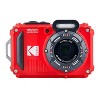 Kodak PIXPRO WPZ2 16MP Waterproof Camera Red with 32GB Card 2 Batteries, Charger - 4 of 4