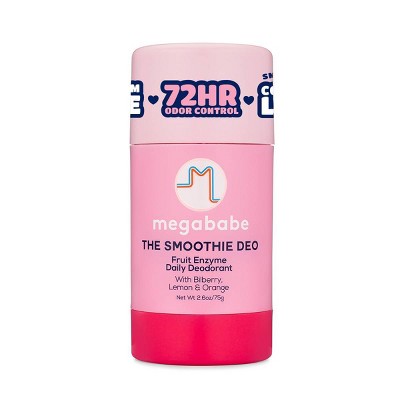 Megababe The Smoothie Deo Fruit Enzyme Daily Deodorant - 2.6oz