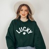 Simply Sage Market Women's Graphic Sweatshirt Lucky Arched Distressed - 2 of 4