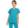MediChic Womens 8-Pocket Scrubs Set- V-Neck with 4-Pocket Jogger Scrub Pants - 4 of 4