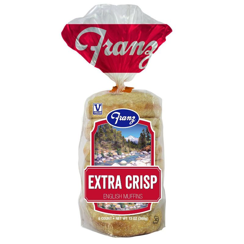 Franz Extra Crisp English Muffins - 13oz/6ct, 2 of 6
