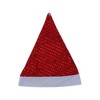Unique Bargains Christmas Hat Sequin Hat Polyester Non-Woven Fabric Red 11.02"x14.96" 1 Pc - 4 of 4