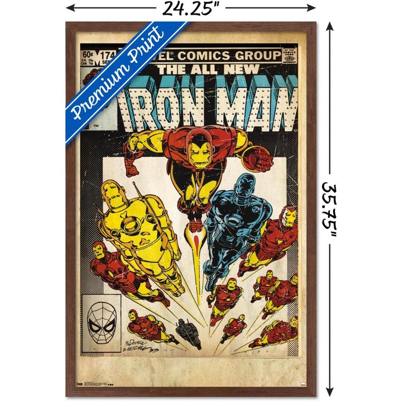 Trends International Marvel Comics - Iron Man - Cover #174 Framed Wall Poster Prints, 3 of 7