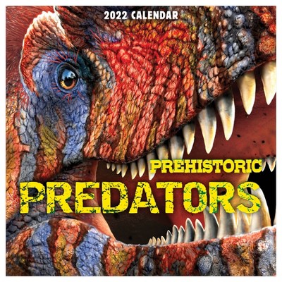 2022 Wall Calendar Prehistoric Predators - The Time Factory