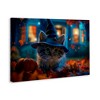 Stupell Industries Halloween Witch Kitten & Pumpkin Canvas Art - 2 of 4