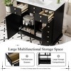 Mshliw 30 Inch Bathroom Vanity with Ceramic Sink, Freestanding Cabinet with 2 Drawers and Soft-Close Doors, Solid Wood Frame - 4 of 4