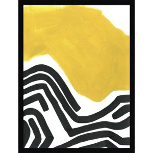 19" x 25" Color Block Maze I by June Erica Vess - Amanti Art: Modern Giclee, Hardwood Frame - 1 of 4