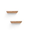Syemin Decorative Wall Shelf Bathroom Floating Shelve Wall Mounted Shelf Farmhouse Home Decor Display Shelving Wall Shelf, Beige, 11.81"*3.94"*1.26" - 3 of 4