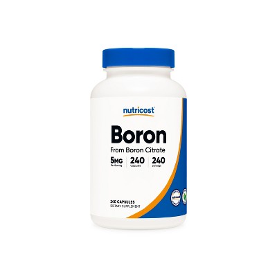 Nutricost Boron Capsules (5 MG) (240 Capsules)