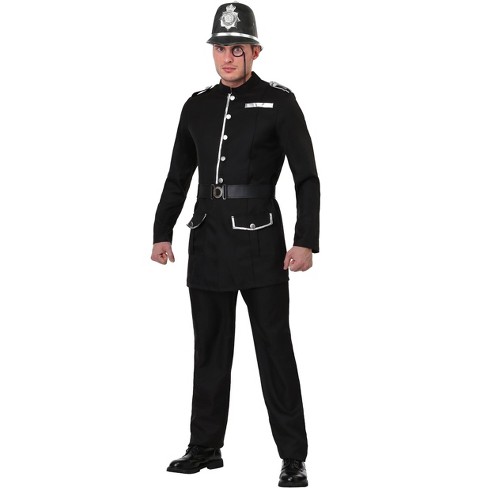 Halloweencostumes.com X Large Men British Bobby Costume For Men, Black ...