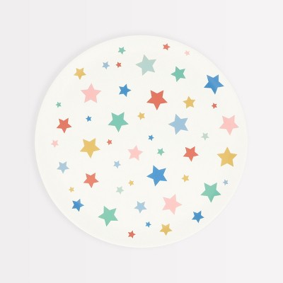 Meri Meri Star Pattern Reusable Small Plates (Pack of 6)