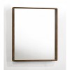 HomeRoots 40" Brown Wood Framed Accent Mirror - 4 of 4