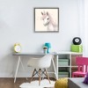 Stupell Industries Fairy Unicorn Soft Petals Floating Frame Canvas Art, Gray, 18" x 18" - 3 of 4